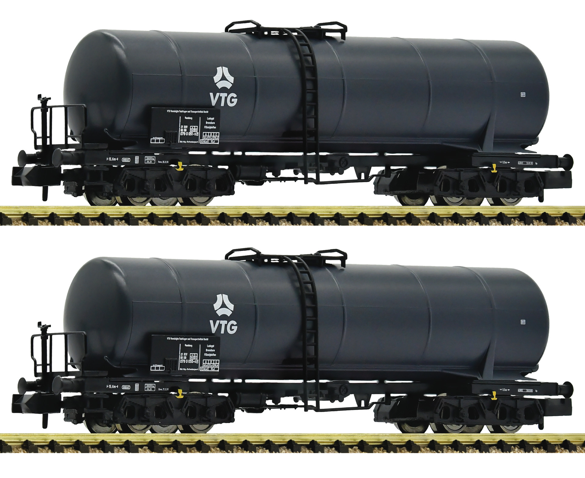 2 piece set: Tank wagons,  VTG