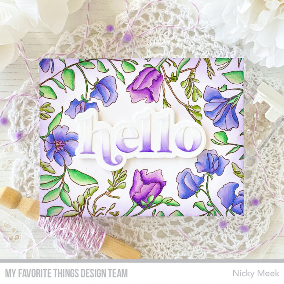 MY FAVORITE THINGS-Sketchy Blooms - 5