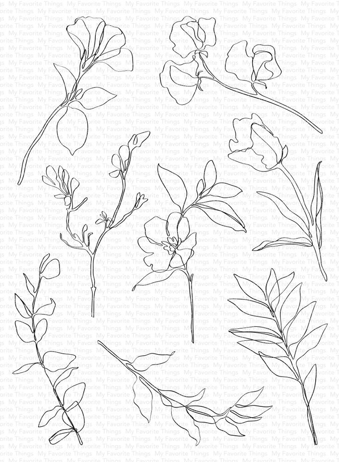 MY FAVORITE THINGS-Sketchy Blooms