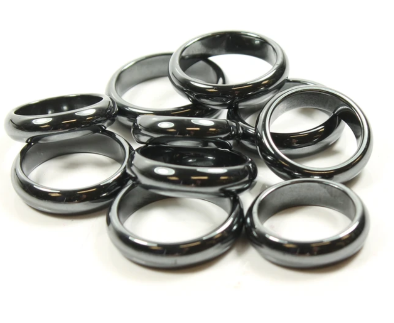 Magnetiska Hematit Ringar -  Bullig