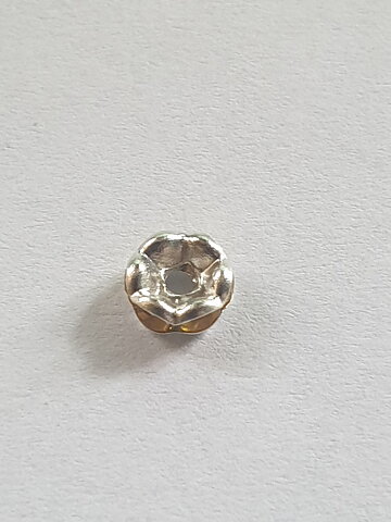 Gul strassrondell 6 mm 5 St.