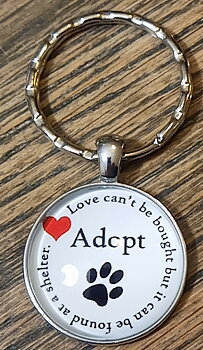 Nyckelring "Adopt" FRAKTFRITT