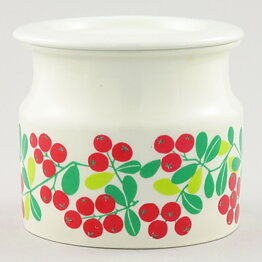 Raija Uosikkinen (Pomona 1962) Jar with Lingonberries Decor 9 cm (2)