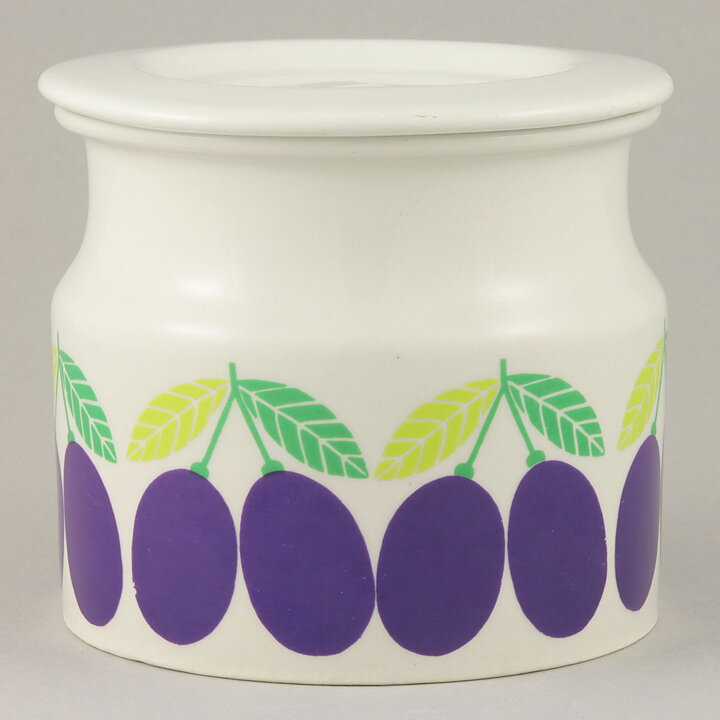 Raija Uosikkinen (Pomona 1962) Jar with Plums Decor 9 cm