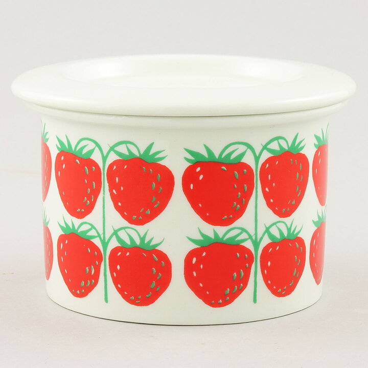 Raija Uosikkinen (Pomona 1962) Jar with Strawberries Decor 6 cm (2)