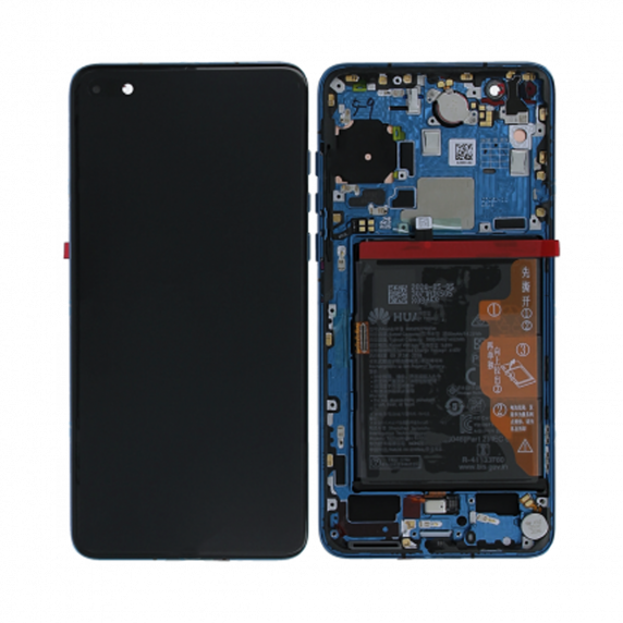 Original Huawei P40 Skärm med LCD Display + Batteri  - 2