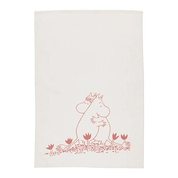 Mumin Kökshandduk 50x70 cm GOTS - Kärlek