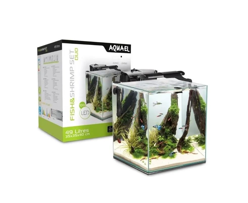 Aquael Fish&amp;Shrimp Set Duo 49L