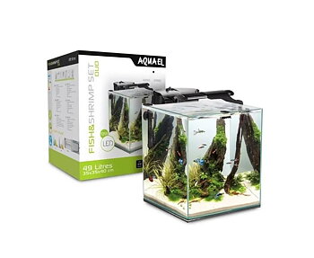 Aquael Fish&amp;Shrimp Set Duo 49L