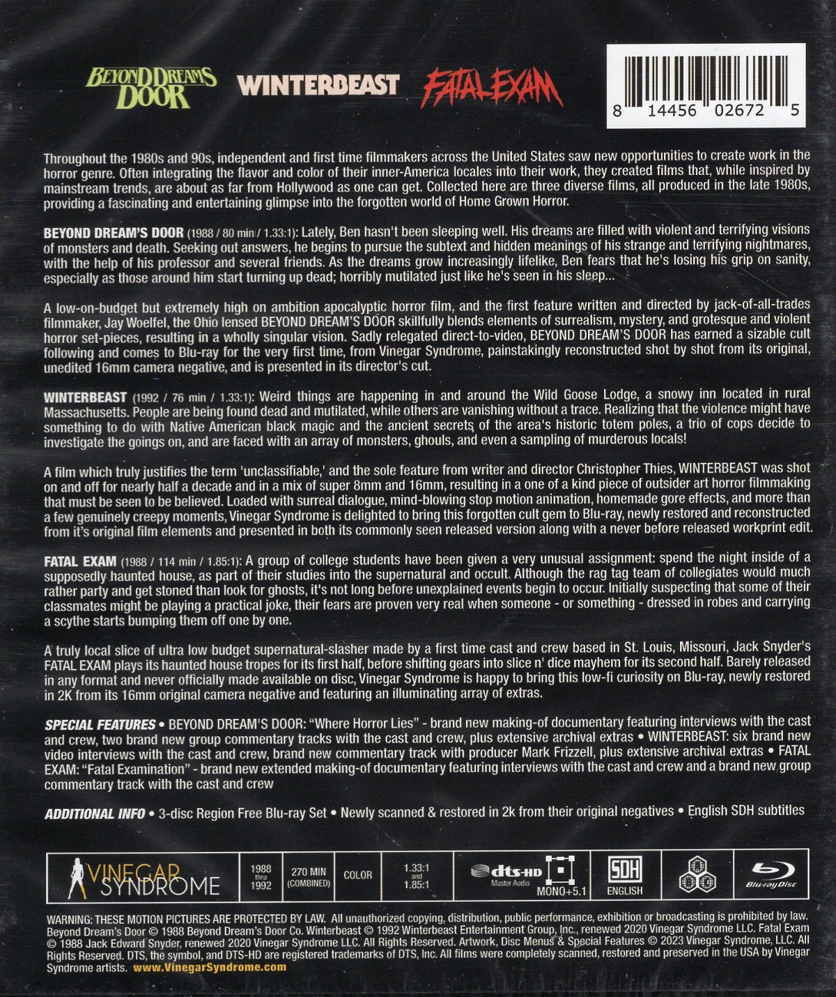 Home Grown Horrors: Volume 1 (ej svensk text) (Blu-ray) - 2