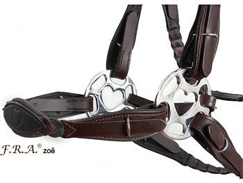 Hackamore shanks Star Wheel, 75 mm, silver
