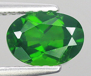 0,73 ct hermosa piedra preciosa de diópsido de cromo genuino natural de alta calidad
