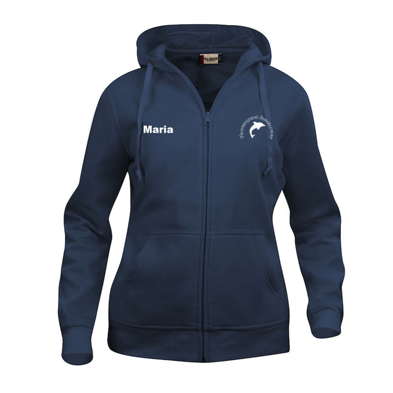 Hoodie Dam med blixtlås TBSS - 2