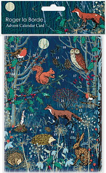 Winter's Tale Animals, Advent Calendar Card