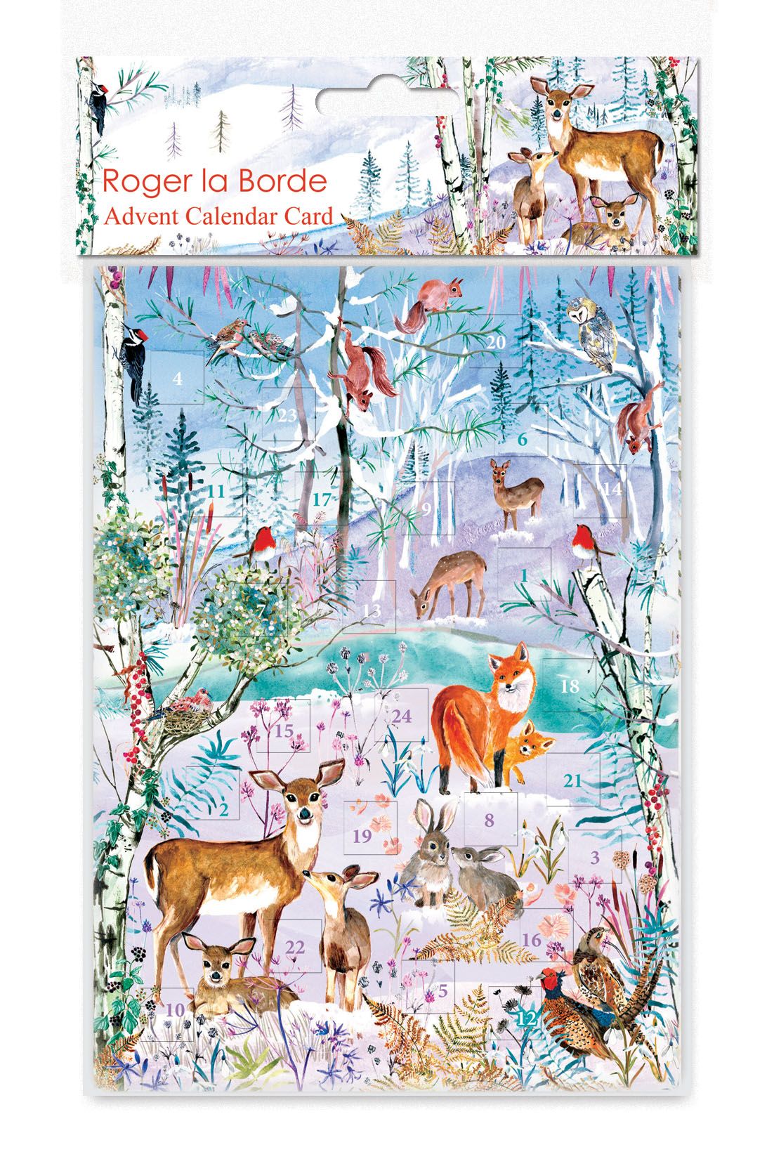 Wild Winter's Song, Advent Calendar Cards