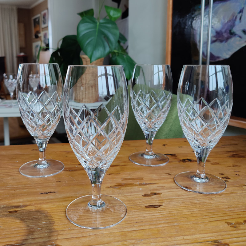 Rutslipat ölglas