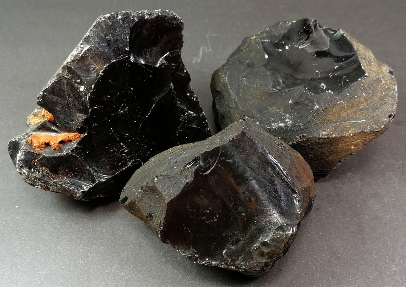 Regnbågs Obsidian,  Rå 