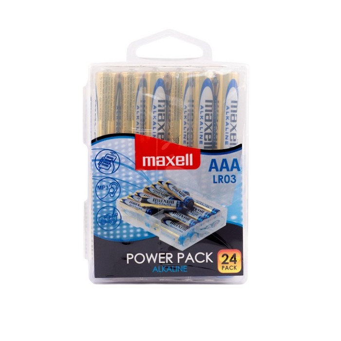 Maxell AAA-batteri 24-pakning