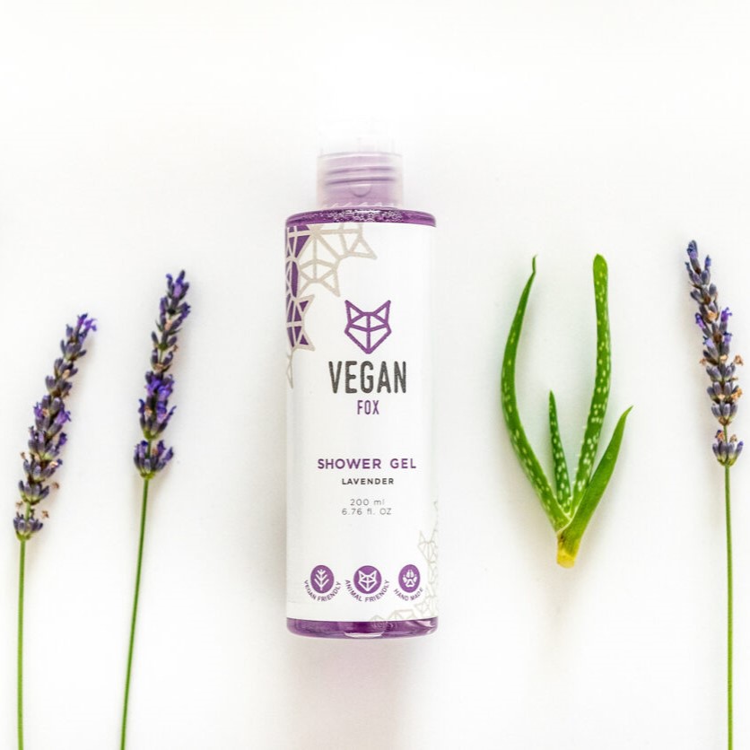 Vegan Fox shower gel lavender