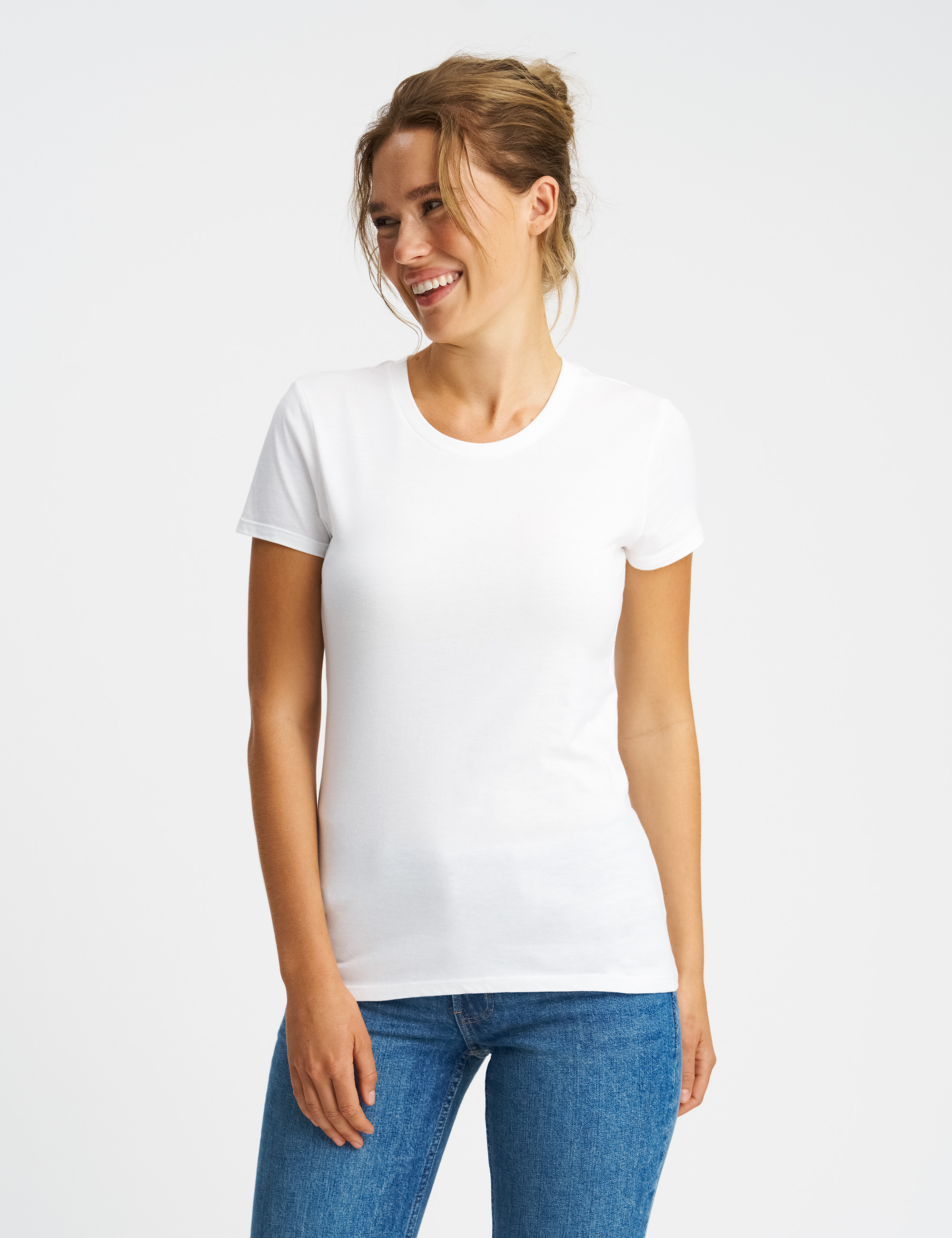 Ladies Tiger Cotton T-Shirt, Neutral, Organic - 4 different color - 5