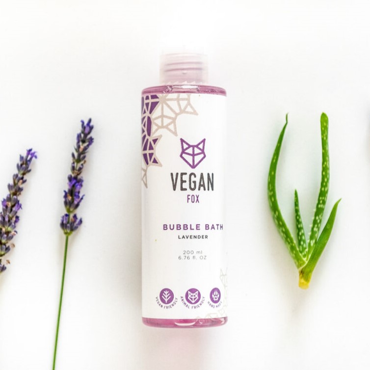Vegan Fox bubble bath lavender