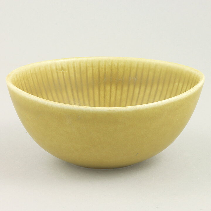 グナー・ニールンド  Ritziシリーズ  薄イエローの器   1960年代 (13cm) (3)