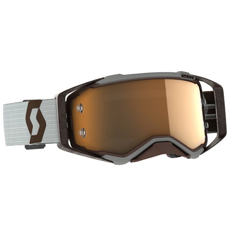 SCOTT - PROSPECT - TEAR OFF - Går/Brun - Gold Chrome Amplifier Lens