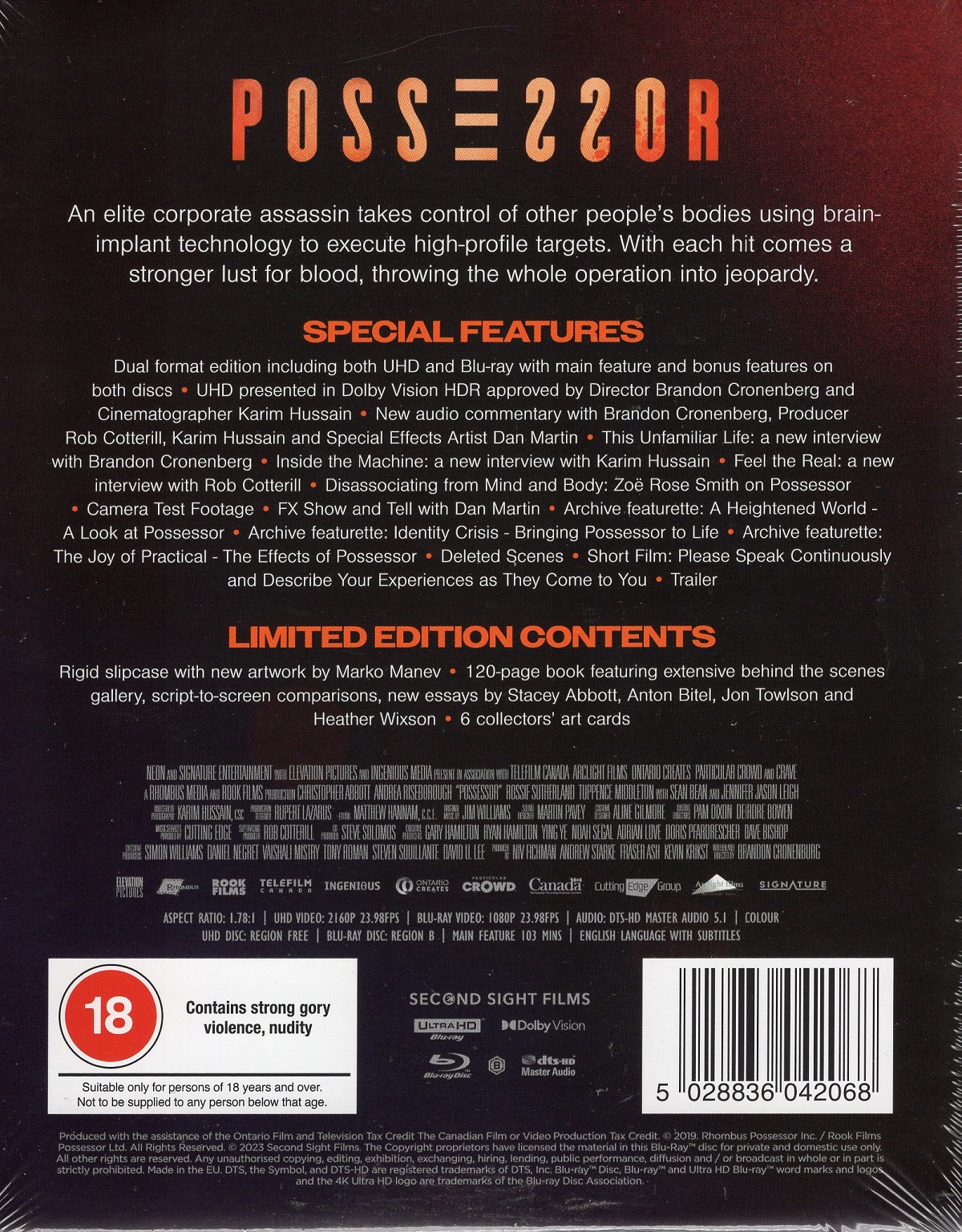 Possessor (Limited Edition) (ej svensk text) (4K Ultra HD + Blu-ray) - 2