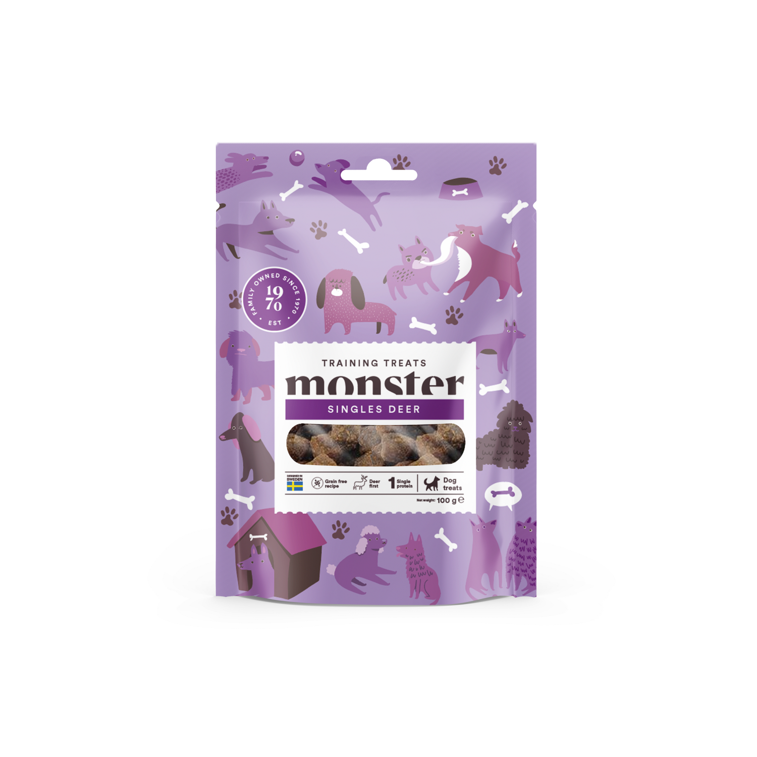 Monster Dog Training Treats 100g - Olika spännande proteinkällor - 5