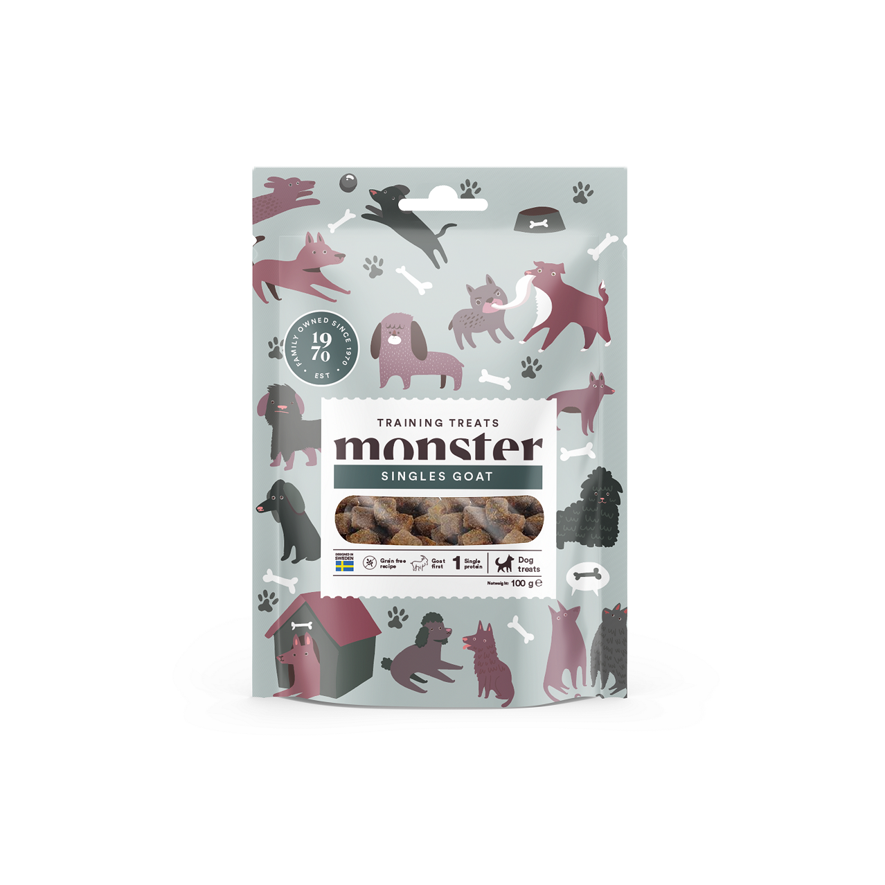 Monster Dog Training Treats 100g - Olika spännande proteinkällor - 3