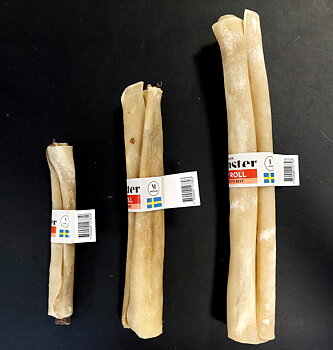Monster Rawhide Beef Roll - Filled with Beef S, M, L