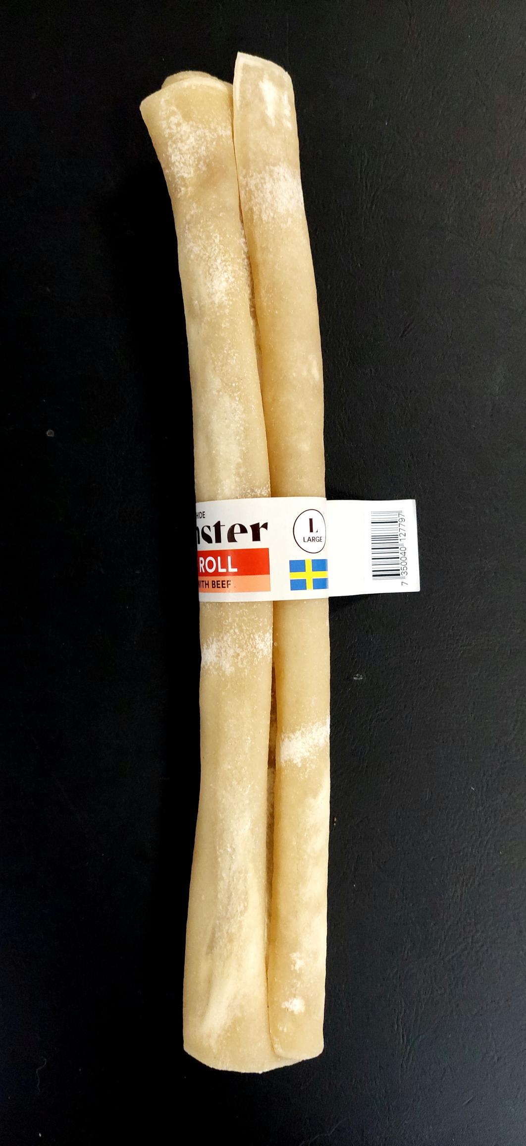 Monster Rawhide Beef Roll - Filled with Beef S, M, L - 4
