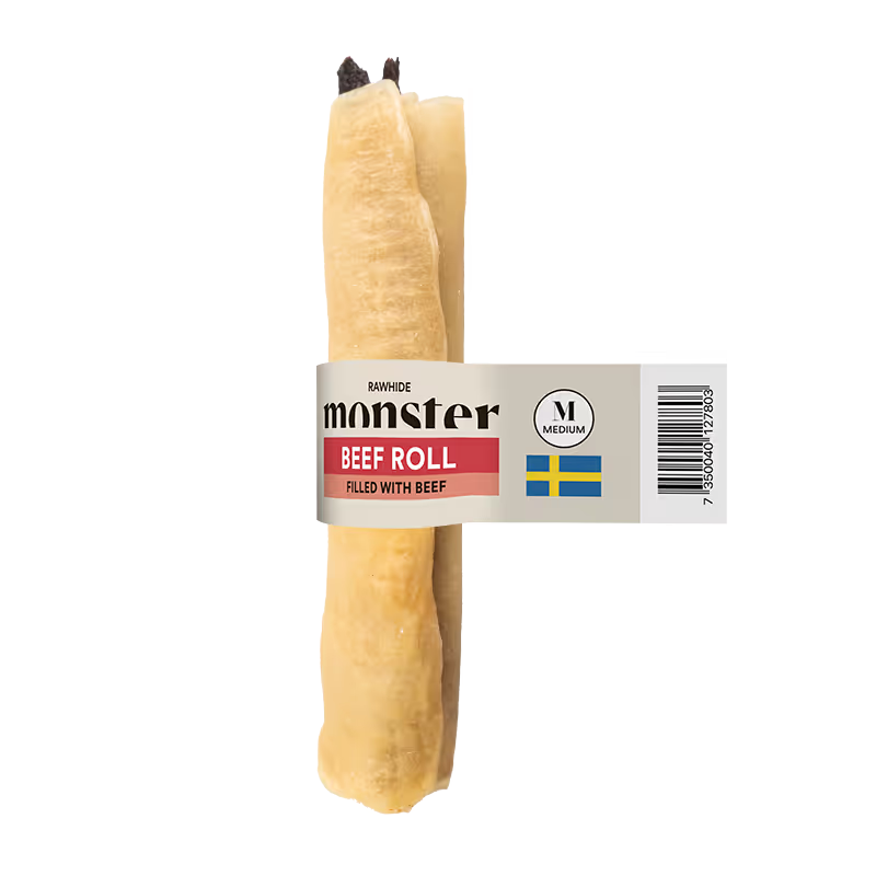 Monster Rawhide Beef Roll - Filled with Beef S