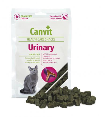 Canvit Health Care CAT Snacks 100g Urinary och Hairball control Eskilstuna HundCenter