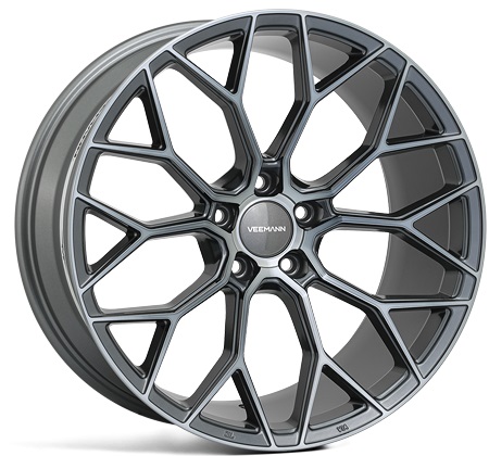 20" Veemann V-FS66 Gunmetal/machined 5x120