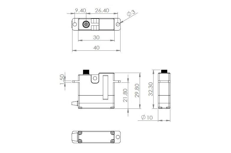 MKS HV6130H 0.10s/60°, 8.1kg.cm - 2