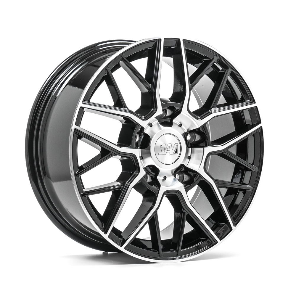 18" 1AV WHEELS ZX11 TRANSIT - GLOSSY BLACK POLISHED