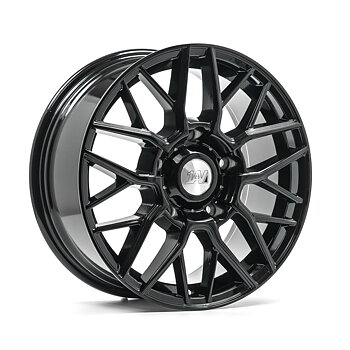18" 1AV WHEELS ZX11 TRANSIT - GLOSSY BLACK