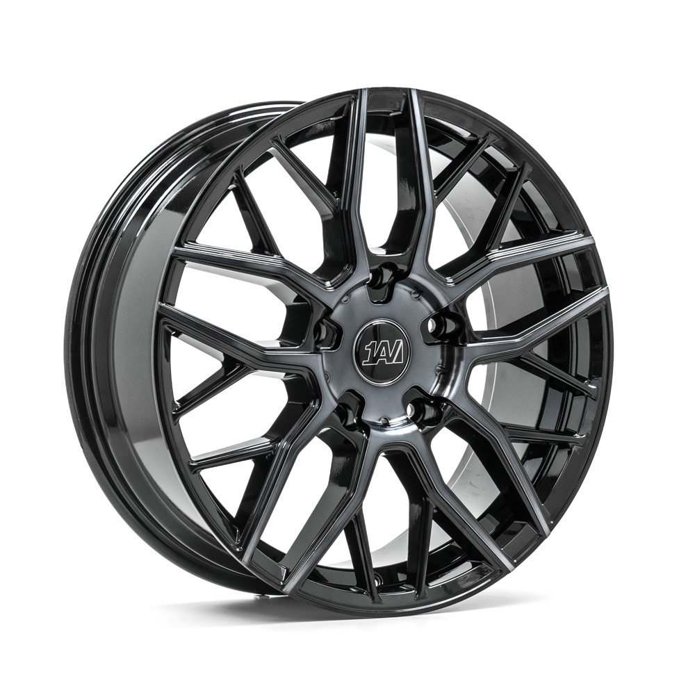 20" 1AV WHEELS ZX11 TRANSIT - GLOSSY BLACK POLISHED TINTED