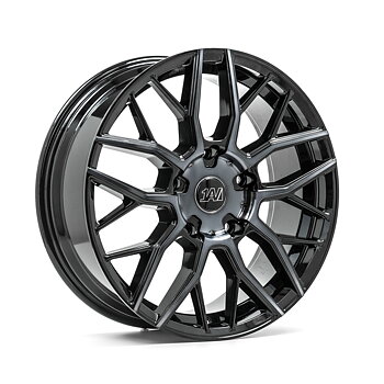 20" 1AV WHEELS ZX11 TRANSIT - GLOSSY BLACK POLISHED TINTED