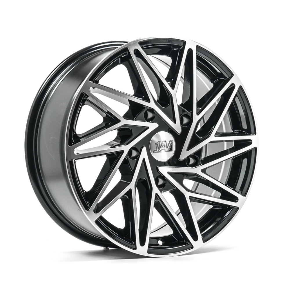 18" 1AV WHEELS ZX10 TRANSIT - GLOSSY BLACK POLISHED