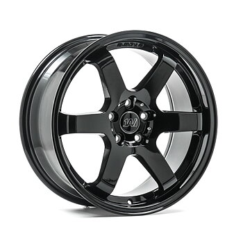 18" 1AV WHEELS ZX6 - Glossy Black