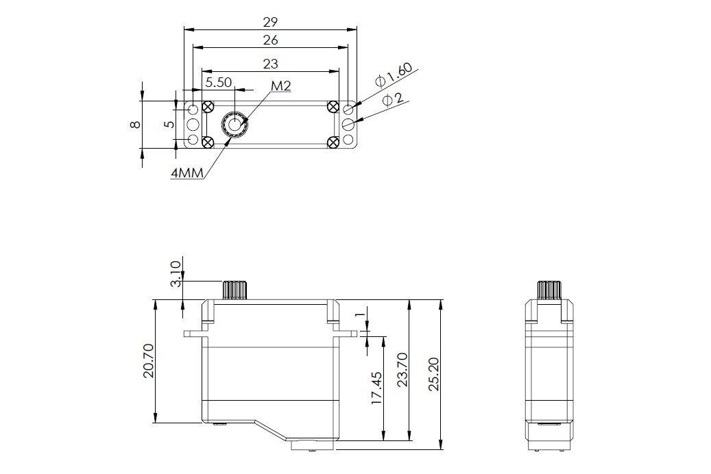MKS HV6120H 0.08s/60°, 5.4kg.cm - 2