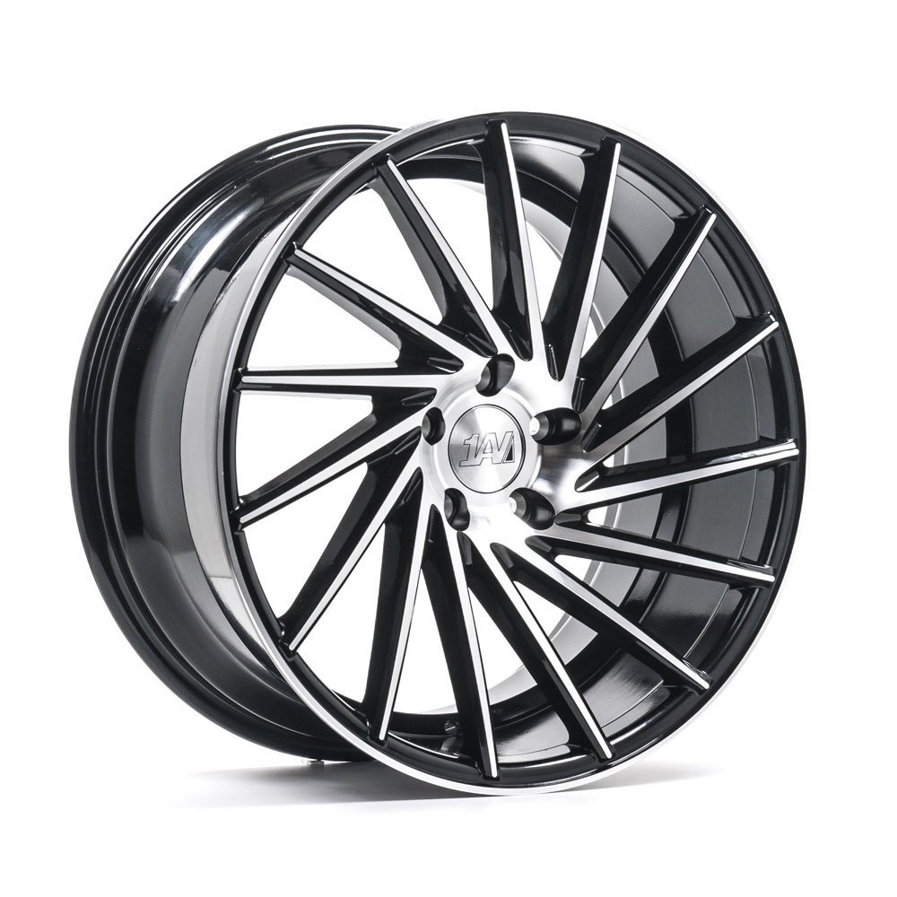 19" 1AV WHEELS ZX1 - LEFT/RIGHT - Glossy Black Polished