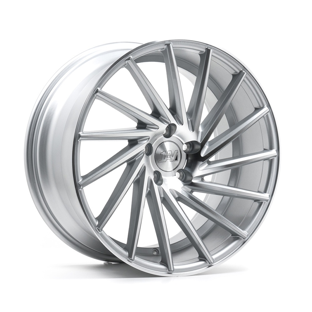 19" 1AV WHEELS ZX1 - LEFT/RIGHT - Glossy Silver Polished