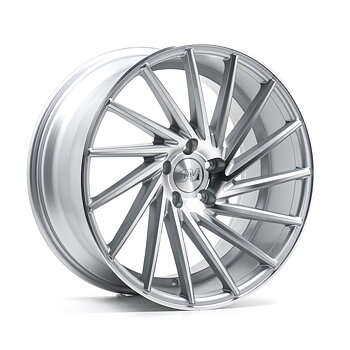 19" 1AV WHEELS ZX1 - LEFT/RIGHT - Glossy Silver Polished