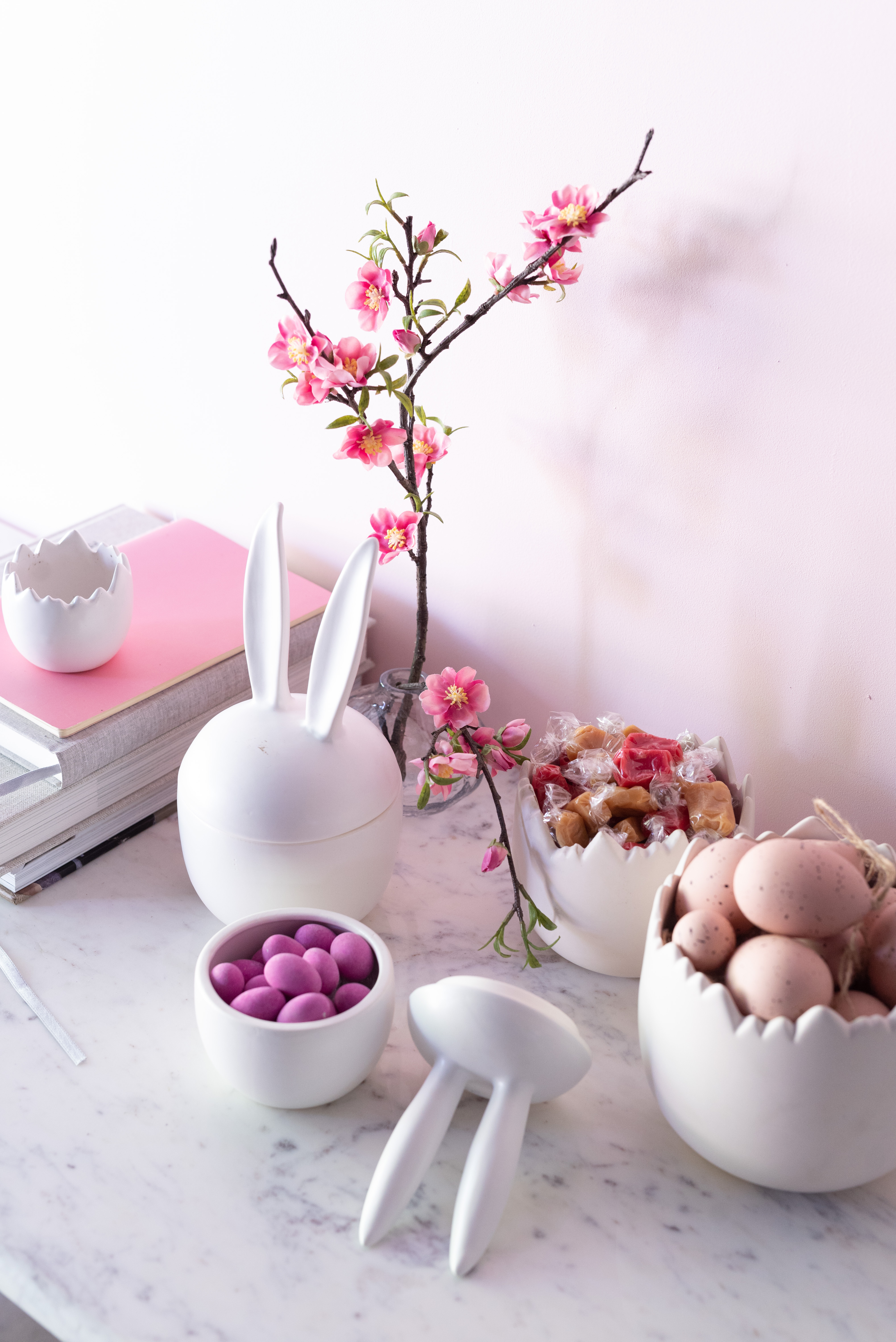 Easter egg - Bowl with lid - Rabbit - Pot - Egg - White - Small - 2