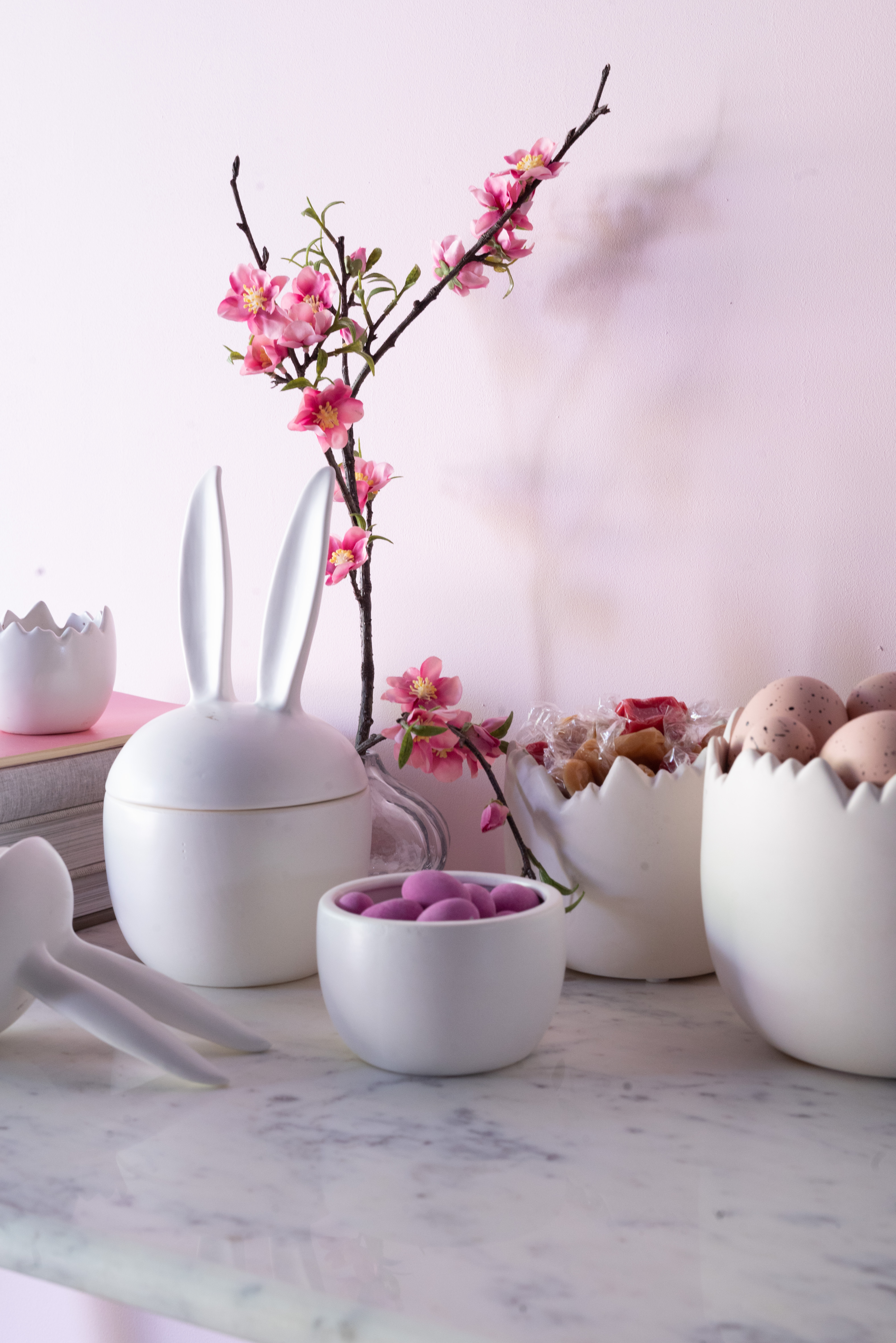 Easter egg - Bowl with lid - Rabbit - Pot - Egg - White - Small - 3