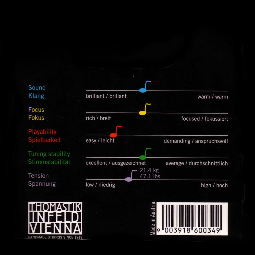 Thomastik-Infeld Dominant Violinsträngar 4/4 Medium Set 135 - 2