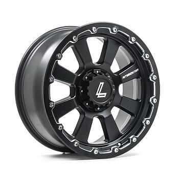 20" LENSO WHEELS IMTIMIDATOR 8 - MATT BLACK CHAMFERED